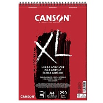 Альбом для масла и акрила Canson XL, на пружине, 290 гр/м2, 30 листов