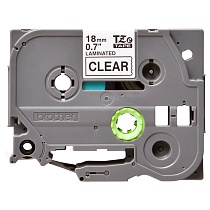 Картридж brother tze 141 с лентой 18 мм х 8 м, пластик, черный шрифт