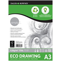 Альбом для рисования Daler Rowney Simply Eco, 120 гр/м2, 50 листов