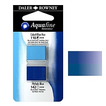 Набор красок акварельных Daler Rowney Aquafine Half Pan Blister Sets, в кюветах, 2 штуки