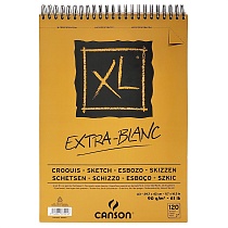 Альбом для пастели и угля Canson Xl, на пружине, 90 гр/м2, 20 листов