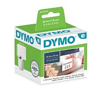 Этикетки многофункциональные для принтеров Dymo Label Writer, белые, 70 мм х 54 мм, 320 штук