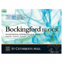 Альбом для акварели ST Cuthberts Mill Bockingford, склеенный, 300 г/м2, 31 х 23 см, 12 листов