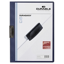 Папка с клипом Durable Duraquick, до 20 листов, А4, полипропилен