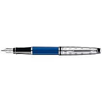 Ручка перьевая Waterman Expert 3 DeLuxe Obsession Blue CT, толщина линии F, никеле-палладий