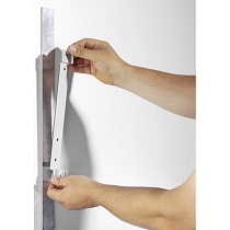 Демосистема настенная Durable Vario Magnet Wall, на магните, перекидная, 5 демопанелей, А4